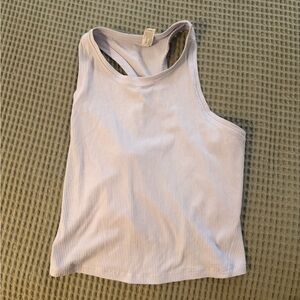 Women's Ribbed Tank Top - Light purple